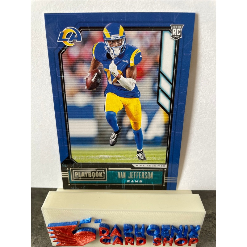 Van Jefferson Rams 2020 Panini Playbook Rookie #127