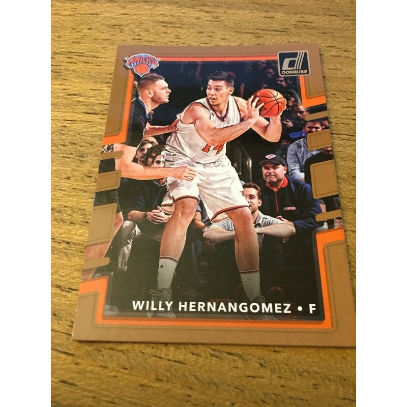 Willy Hernangomez Knicks 2017-2018 Donruss #99