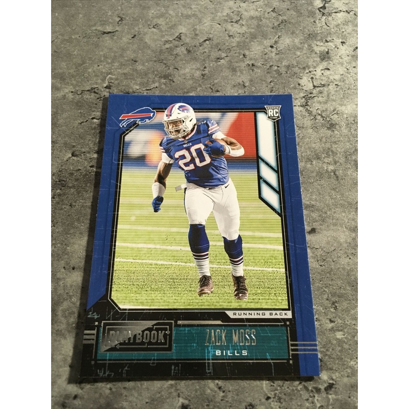 Zack Moss  Bills 2020 Panini Playbook Rookie #130