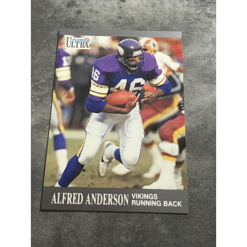 Alfred Anderson Vikings 1991 Fleer Ultra #191