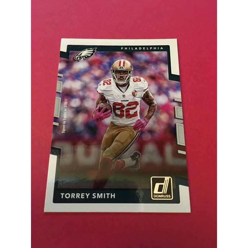 Torrey Smith Eagles 2017 Donruss #134
