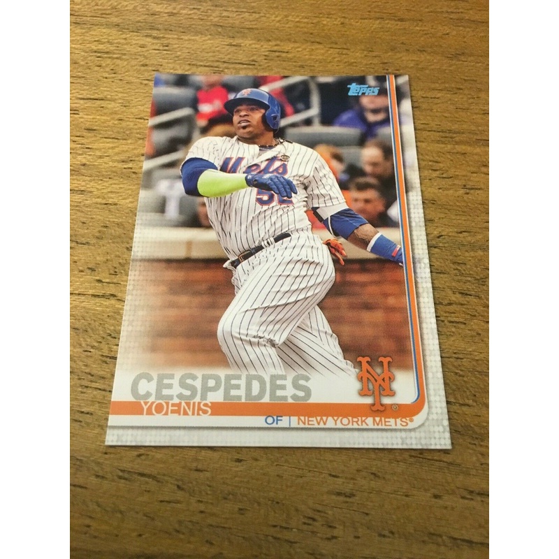 Yoenis Cespedes Mets 2019 Topps #128