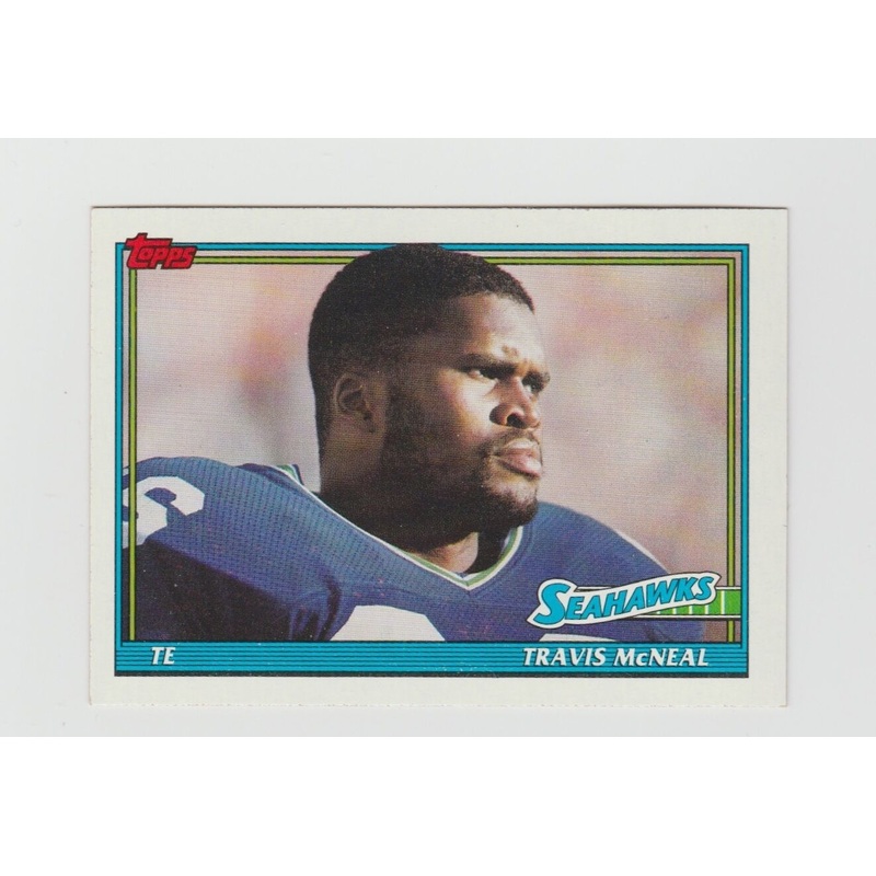 Travis McNeal Seahawks 1991 Topps #273