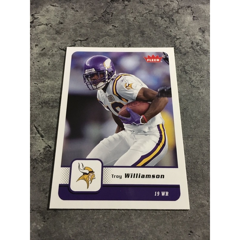 Troy Williamson Vikings 2006 Fleer #55