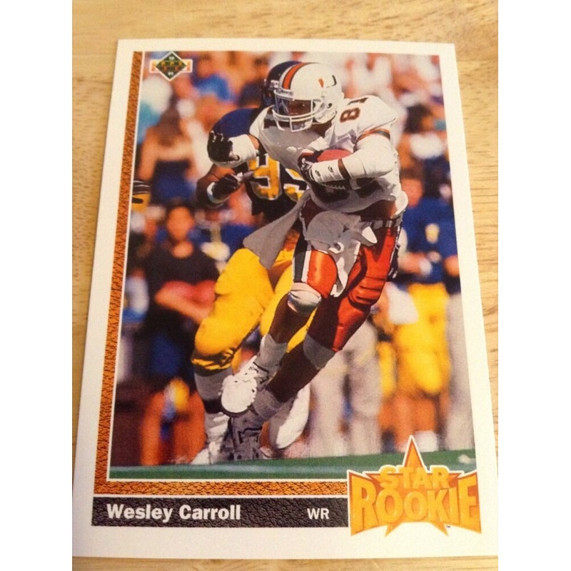 Wesley Carroll Saints 1991 Upper Deck #12