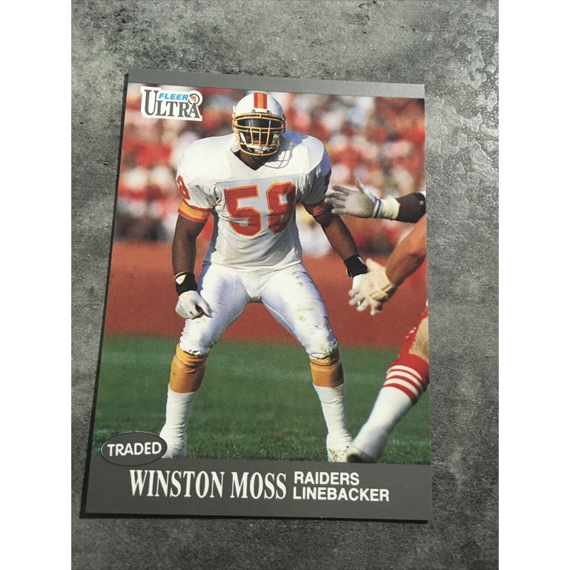 Winston Moss Raiders 1991 Fleer Ultra #265