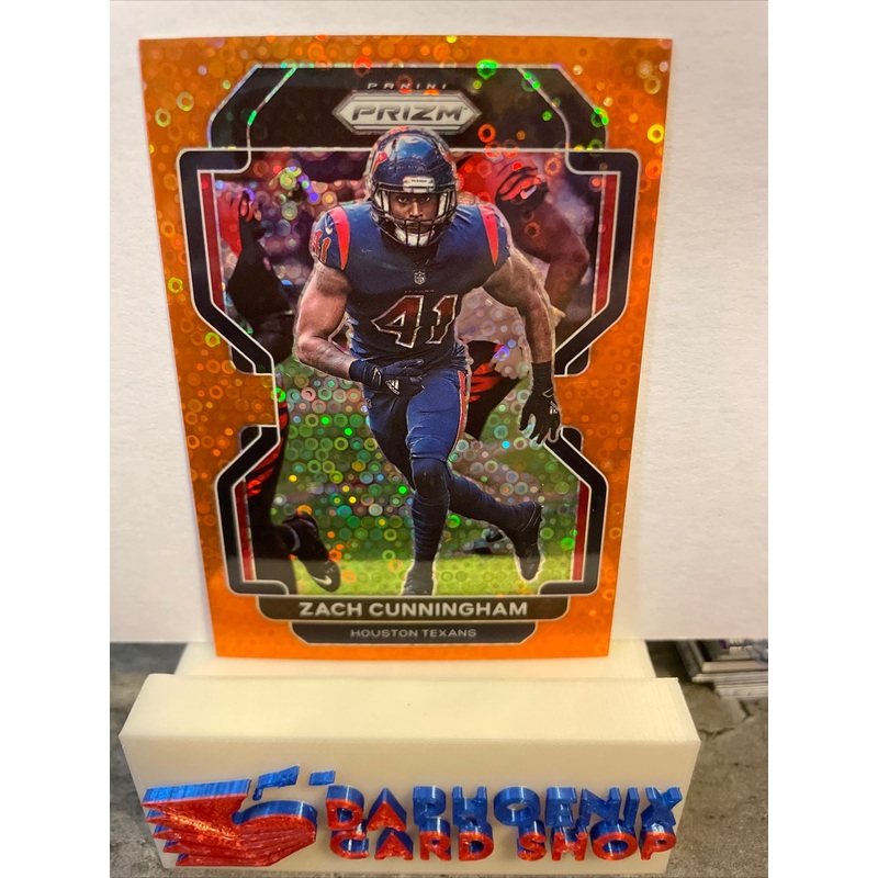 Zach Cunningham  Texans 2021 Panini Prizm Orange Disco Prizm #38