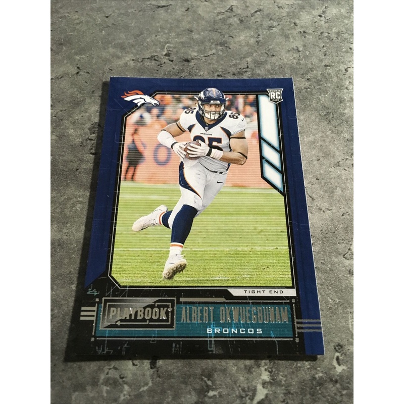 Albert Okwuegbunam Broncos 2020 Panini Playbook Rookie #160