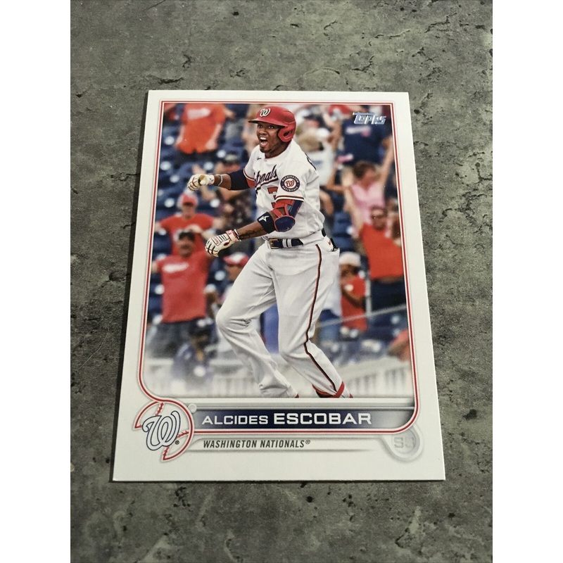Alcides Escobar Nationals 2022 Topps #116