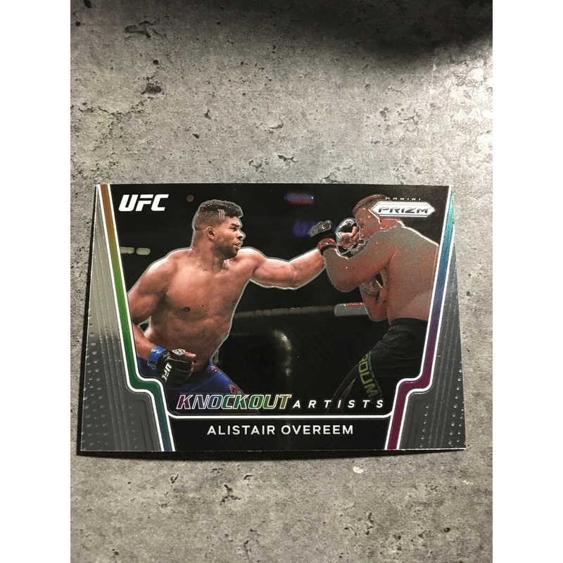 Alistair Overeem  UFC 2021 Panini Prizm Knockout Artists #10