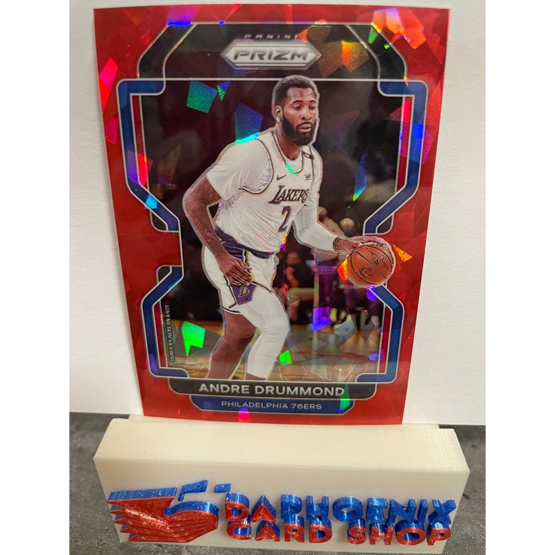 Andre Drummond 76ers 2021-22 Panini Prizm Red Ice Prizm #5
