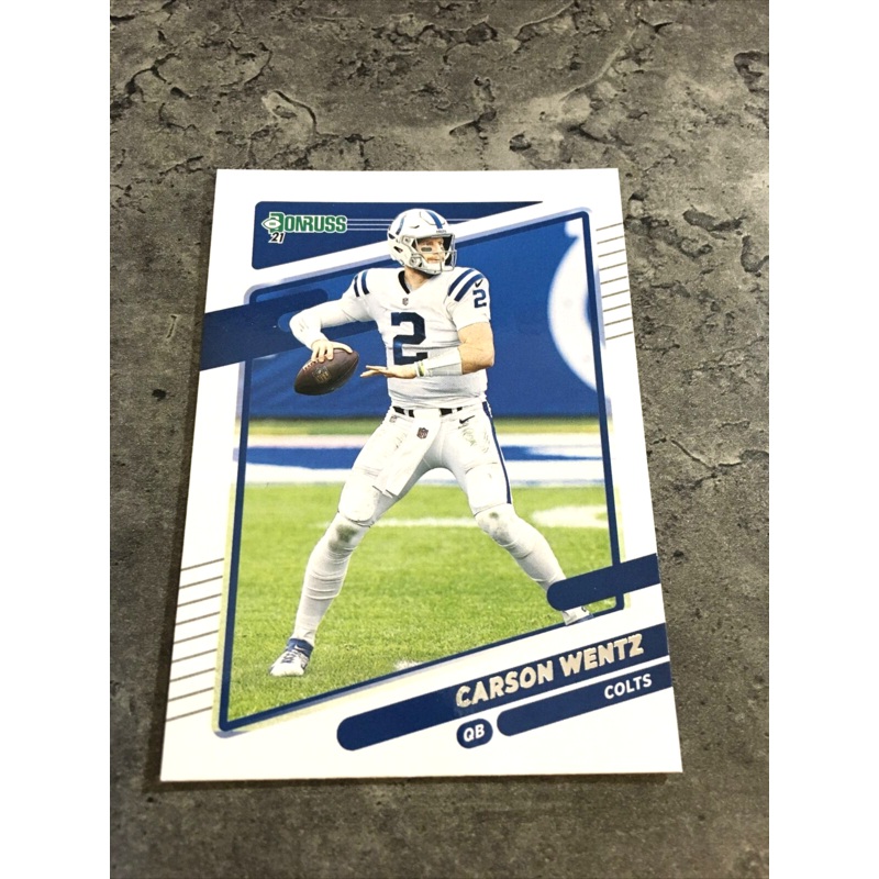 Carson Wentz Colts 2021 Panini Donruss #147