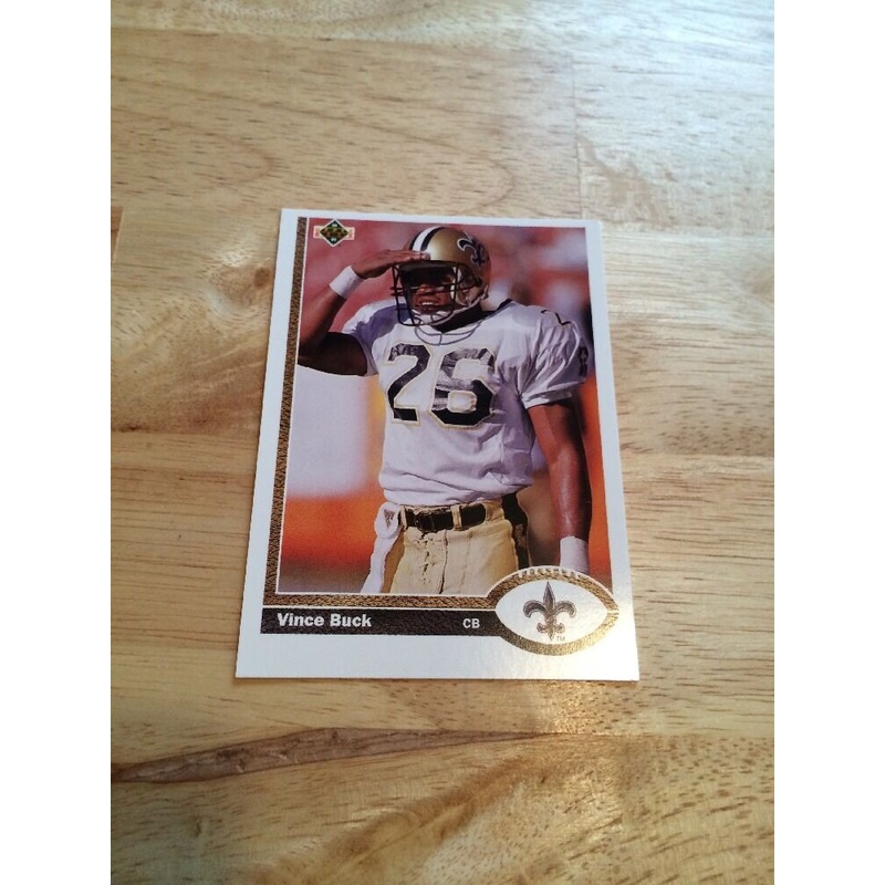 Vince Buck Saints 1991 Upper Deck #228