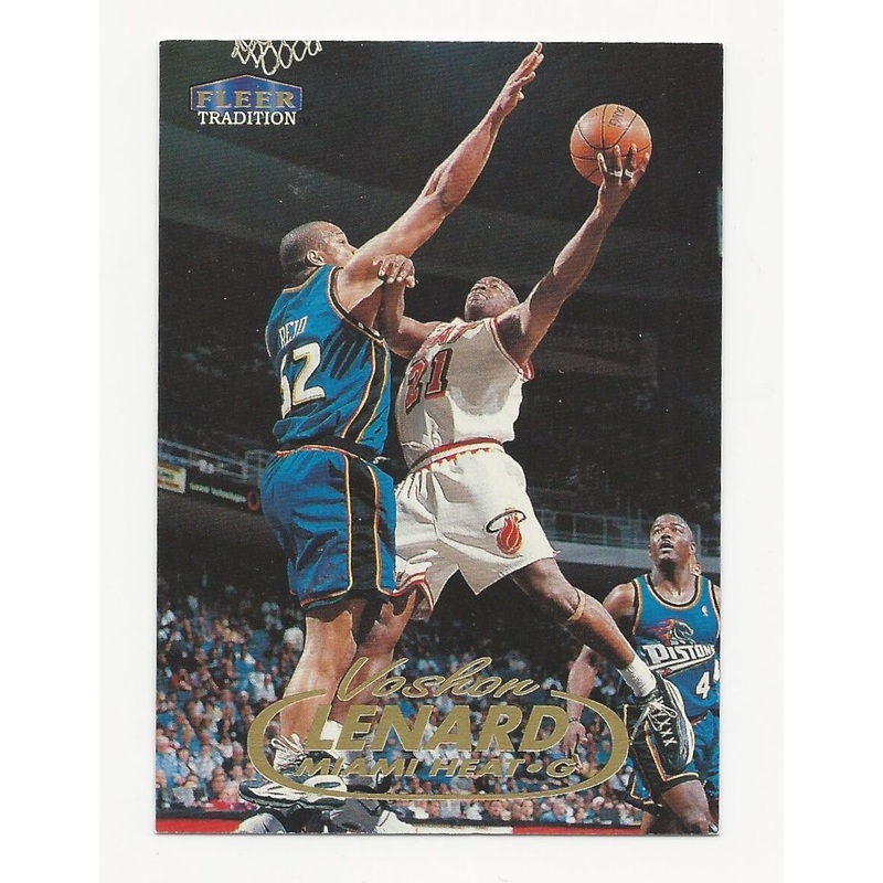 Voshon Lenard Heat 1998-1999 Fleer #120