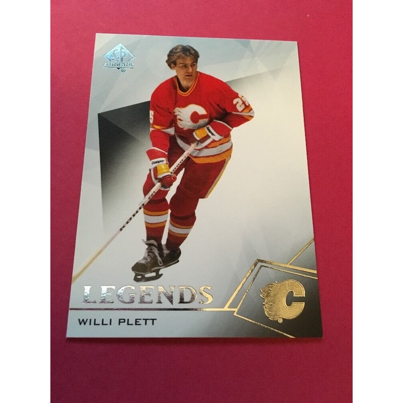 Willi Plett Flames 2015-2016 SP Authentic Legends #107