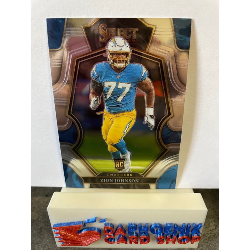 Zion Johnson  Chargers 2022 Panini Select Rookie #156