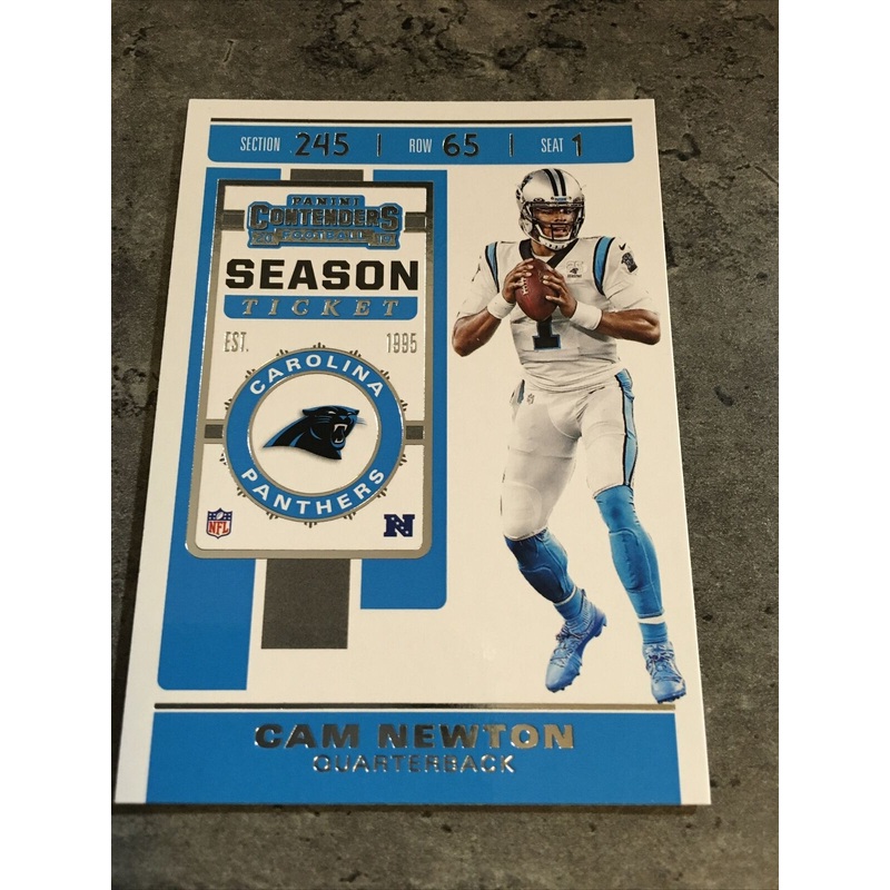 Cam Newton Panthers 2019 Panini Contenders #75