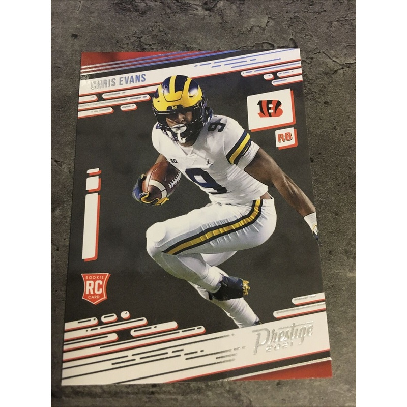 Chris Evans Bengals 2021 Panini Prestige Rookie #291