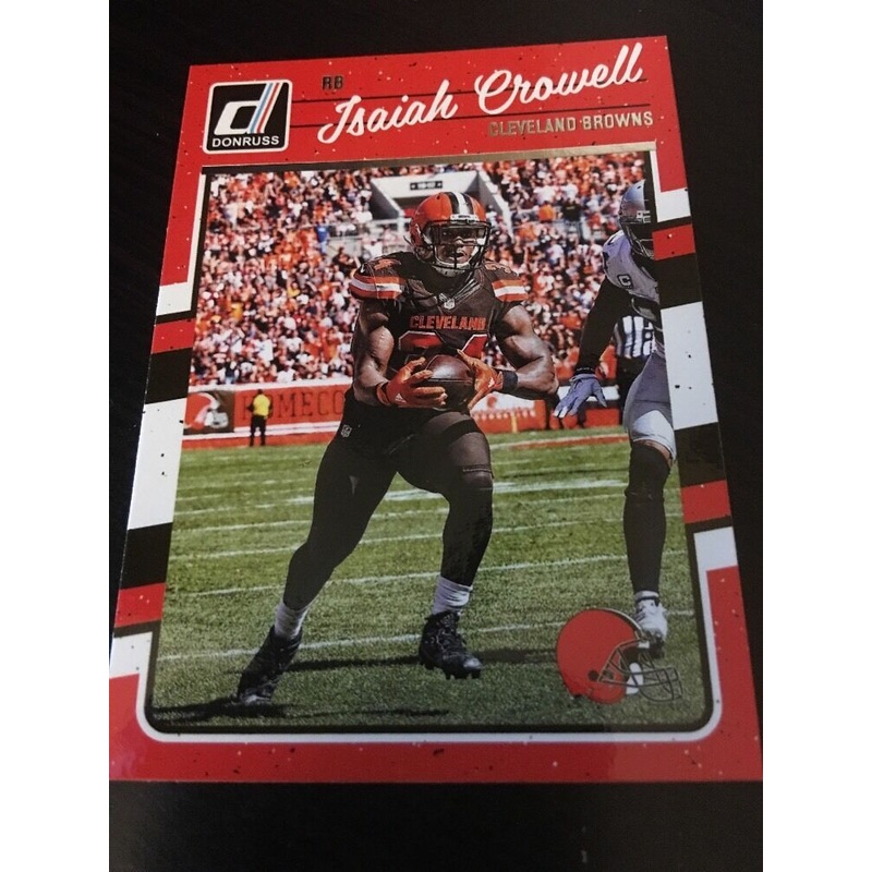 Isaiah Crowell Browns 2016 Donruss #72