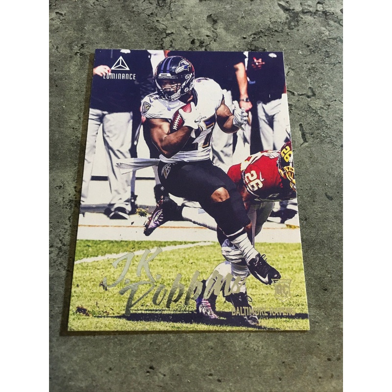J.K. Dobbins Ravens 2020 Panini Chronicles Luminance Rookie #216