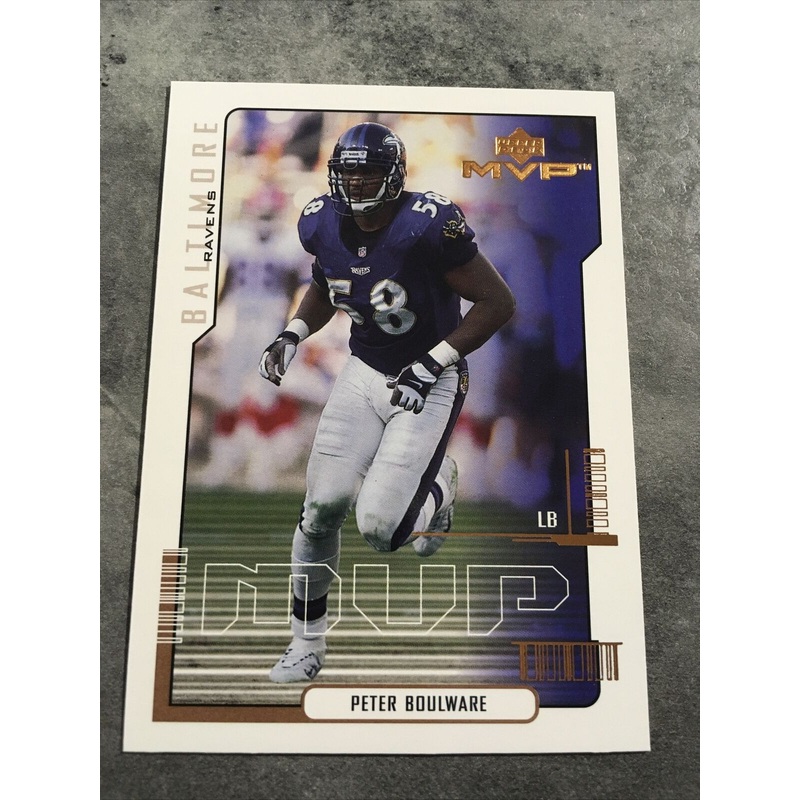 Peter Boulware Ravens 2000 Upper Deck MVP #17