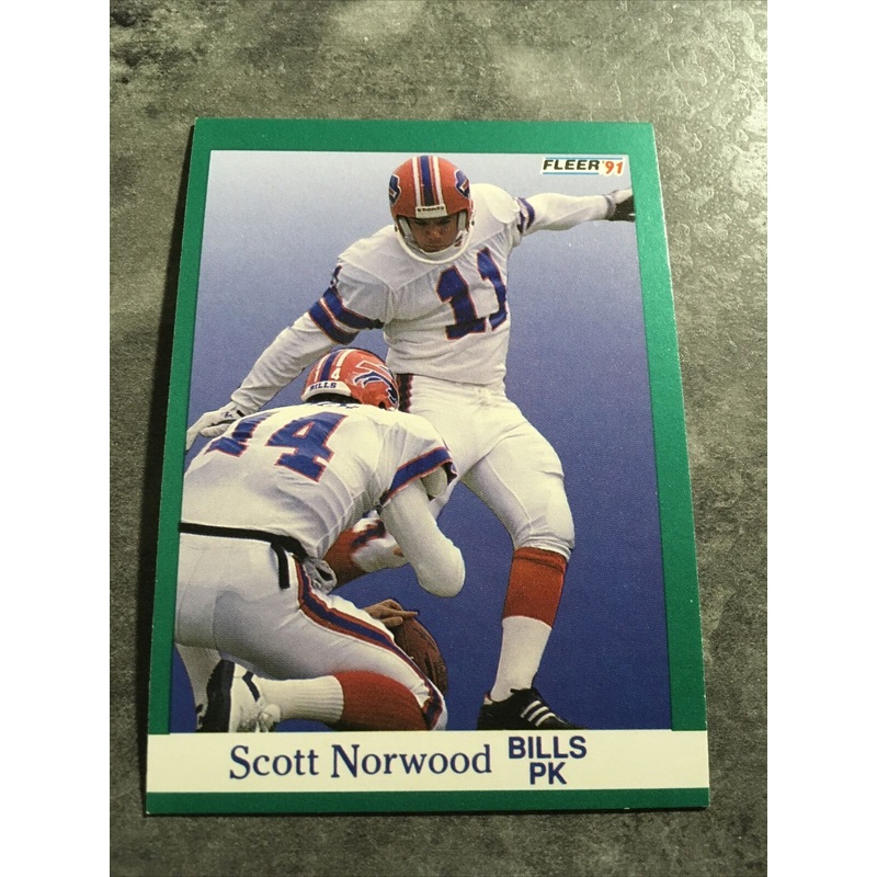 Scott Norwood Bills 1991 Fleer #6