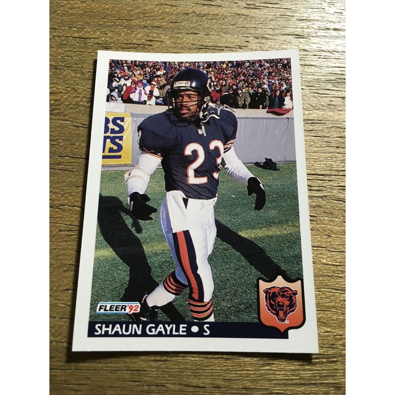 Shaun Gayle Bears 1992 Fleer #39