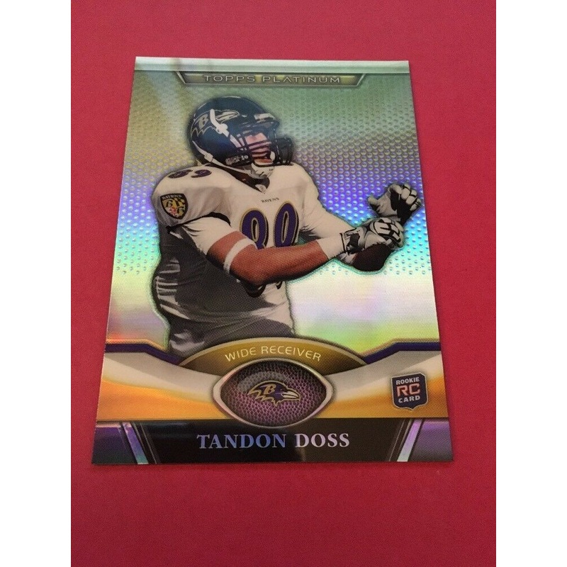 Tandon Doss Ravens 2011 Topps Platinum Rookie #28