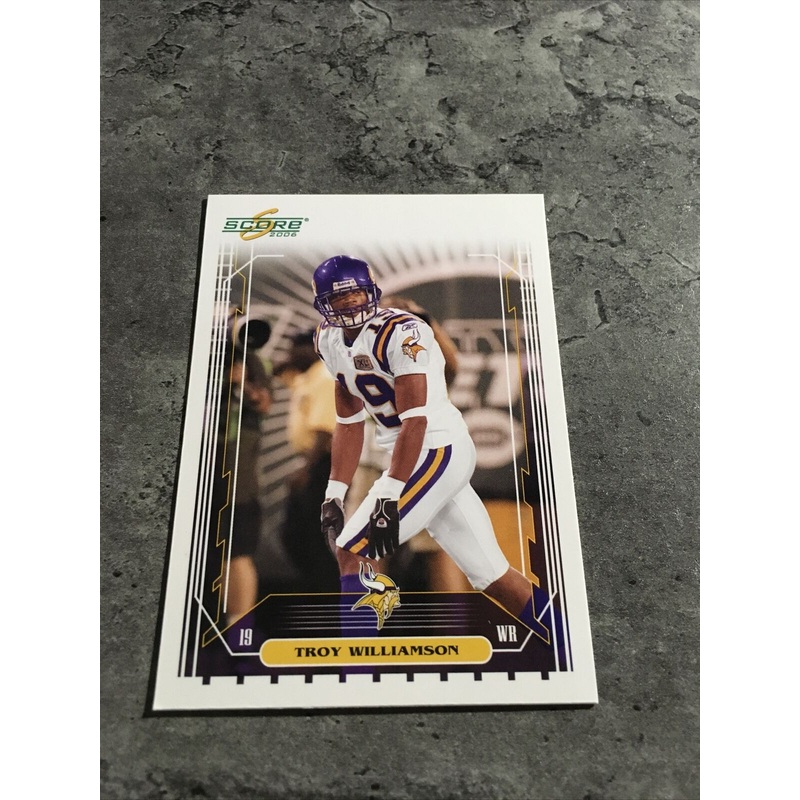 Troy Williamson Vikings 2006 Score #154