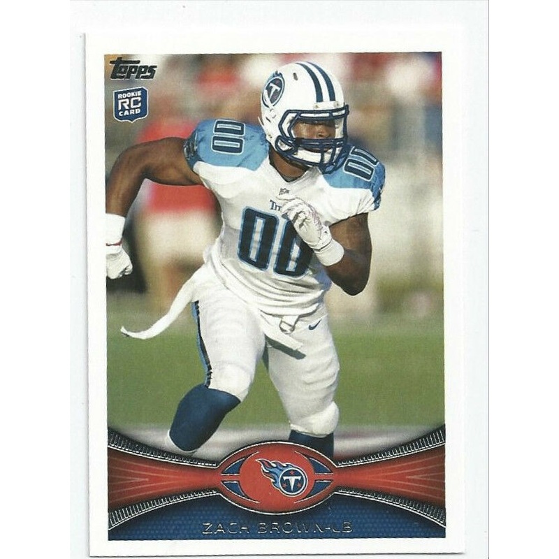Zach Brown Titans 2012 Topps Rookie #363