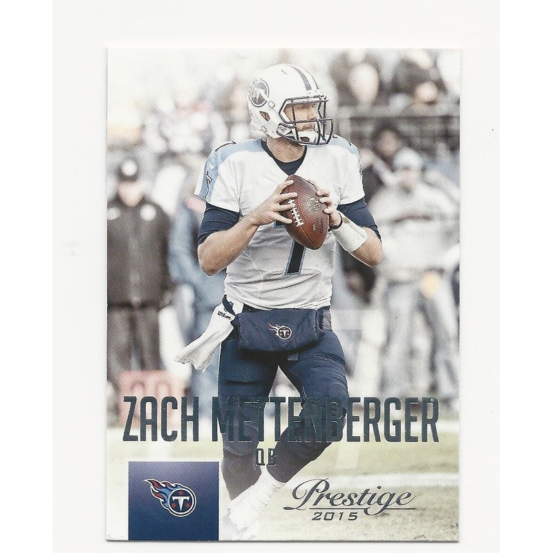 Zach Mettenberger Titans 2015 Prestige #123