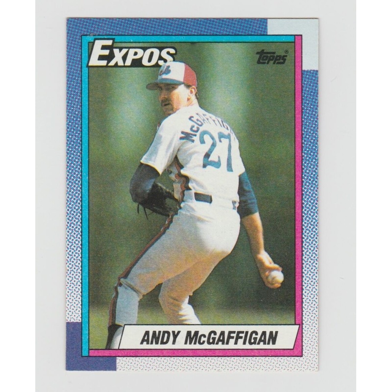 Andy McGaffigan Expos 1990 Topps #559