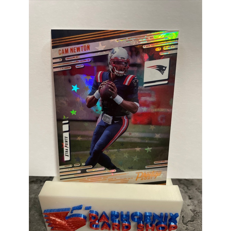 Cam Newton Patriots 2021 Panini Prestige Xtra Points Astral #115