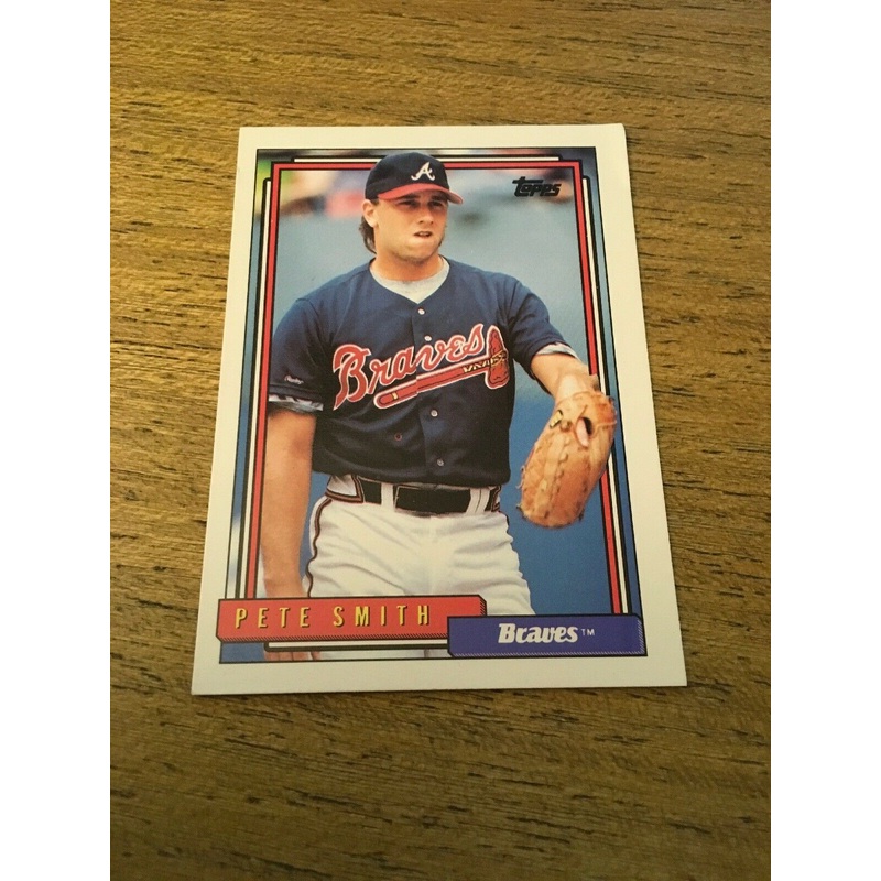Pete Smith Braves 1992 Topps #226