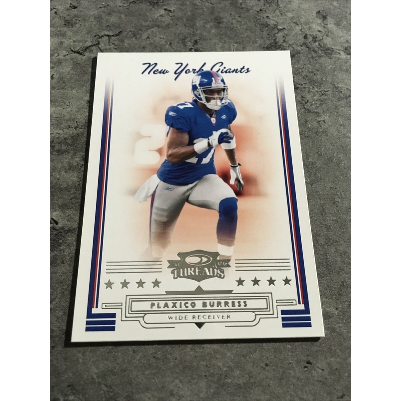 Plaxico Burress Giants 2006 Donruss Threads #115