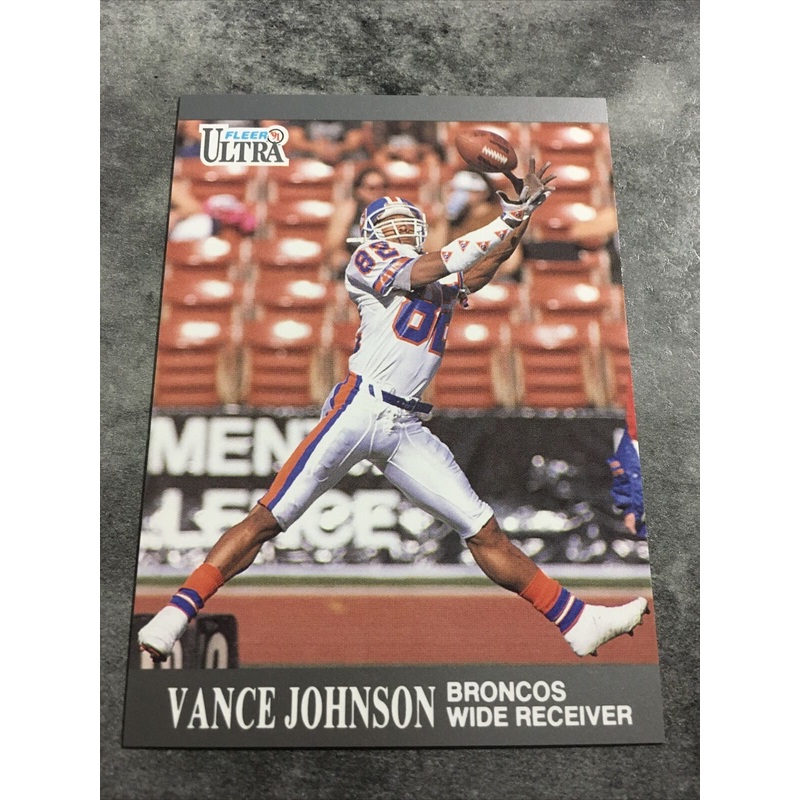 Vance Johnson Broncos 1991 Fleer Ultra #38