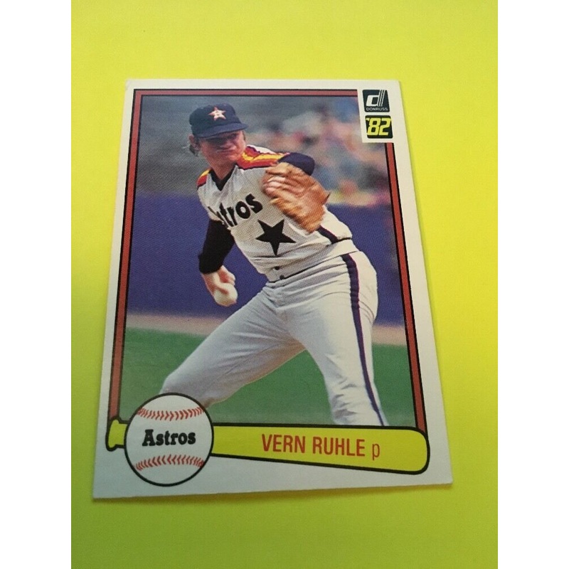 Vern Ruhle Astros 1982 Donruss #293
