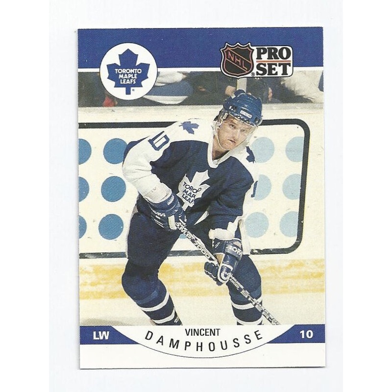 Vincent Damphousse Maple Leafs 1990-1991 Pro Set #278