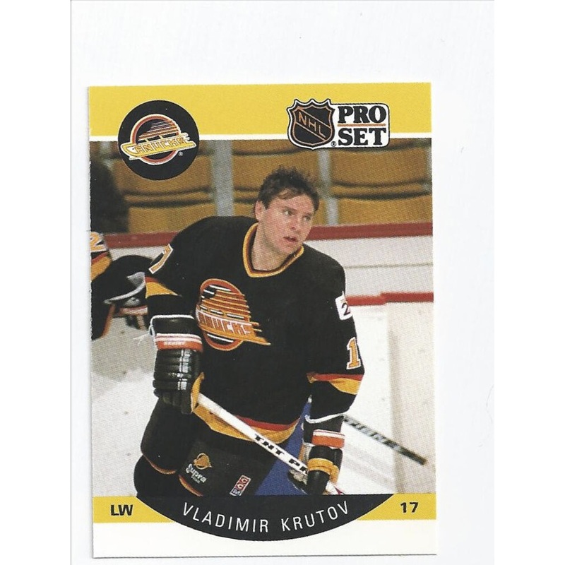 Vladimir Krutov Canucks 1990-1991 Pro Set #296