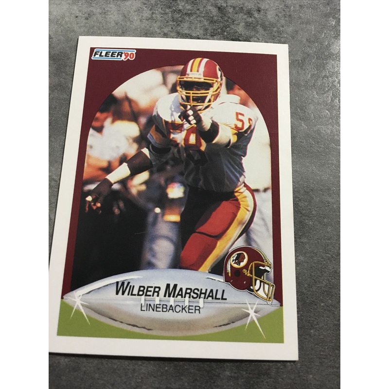 Wilber Marshall Redskins 1990 Fleer #161