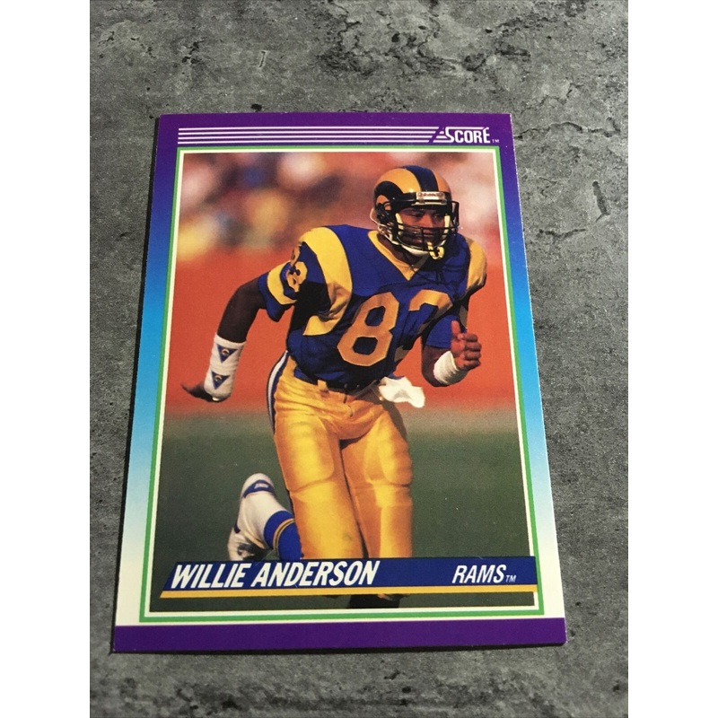 Willie Anderson Rams 1990 Score #125