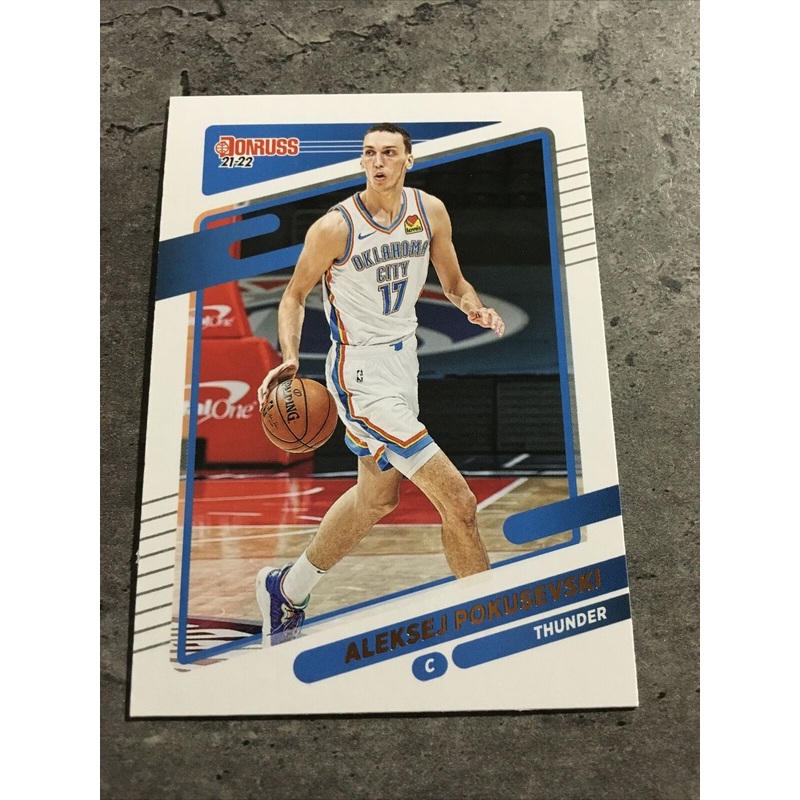 Aleksej Pokusevski Thunder 2021-22 Donruss #42