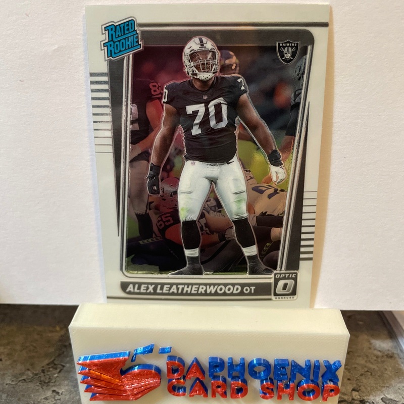 Alex Leatherwood Raiders 2021 Panini Donruss Optic Rated Rookie #266