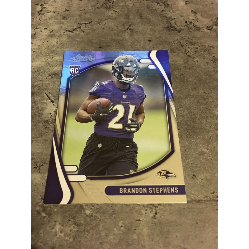 Brandon Stephens Ravens 2021 Panini Absolute Rookie #195