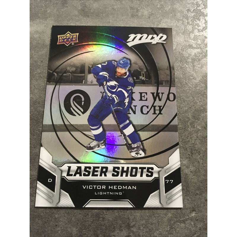 Victor Hedman Lightning 2019-2020 Upper Deck MVP Laser Shots #S-9