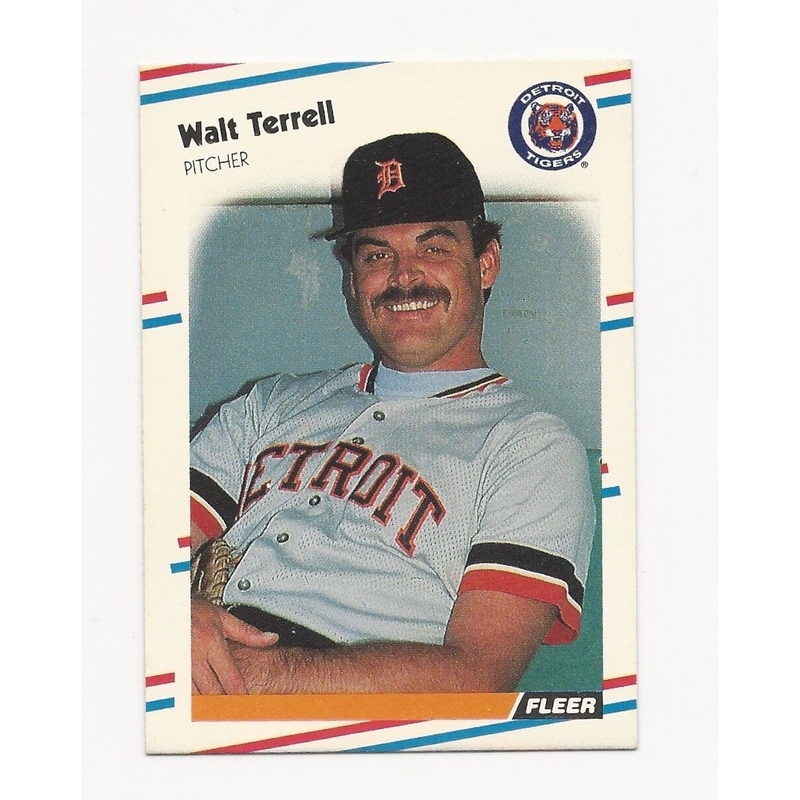 Walt Terrell Tigers 1988 Fleer #72