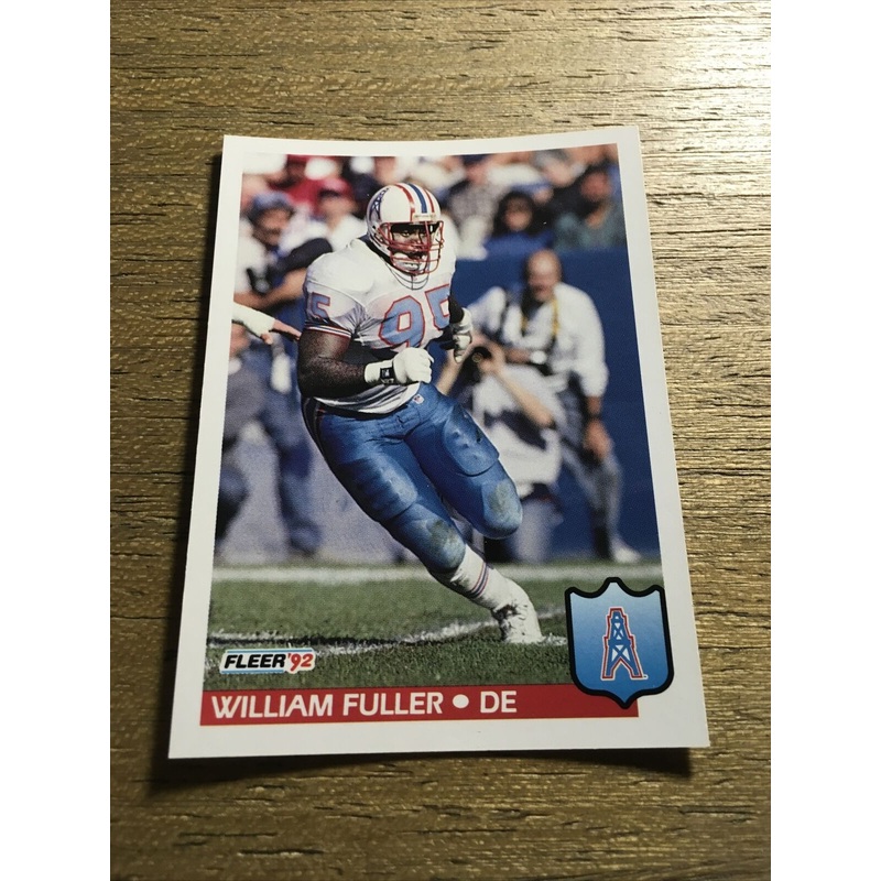 William Fuller Oilers 1992 Fleer #145
