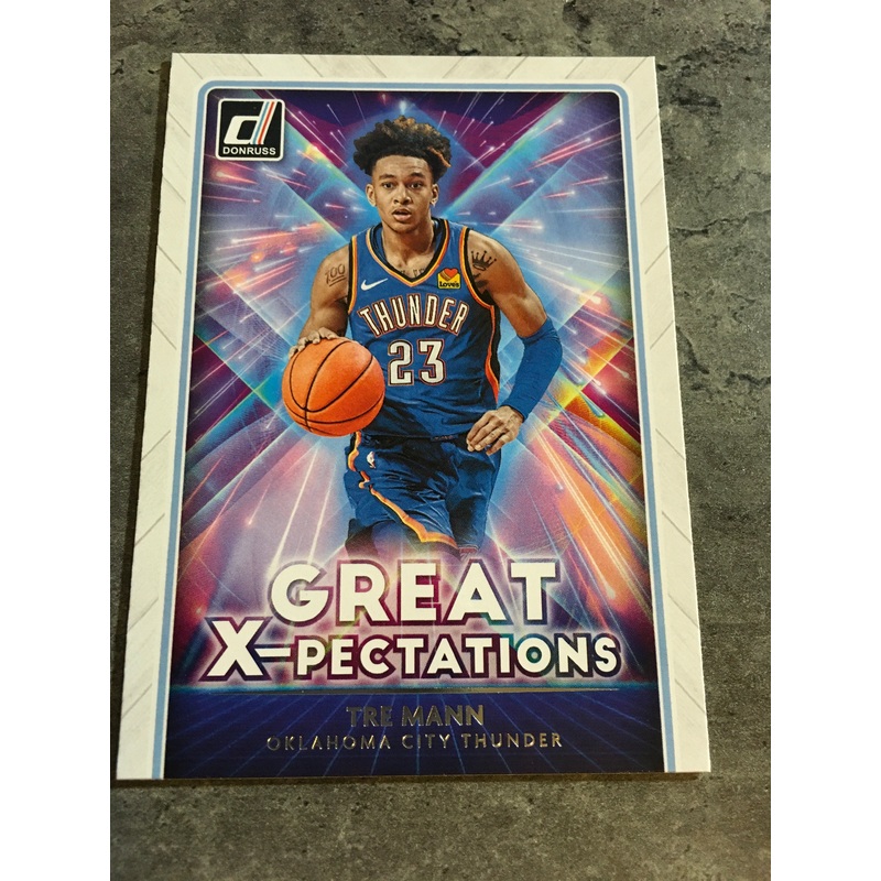 Tre Mann  Thunder 2021-22 Donruss Great X-Pectations Rookie #5