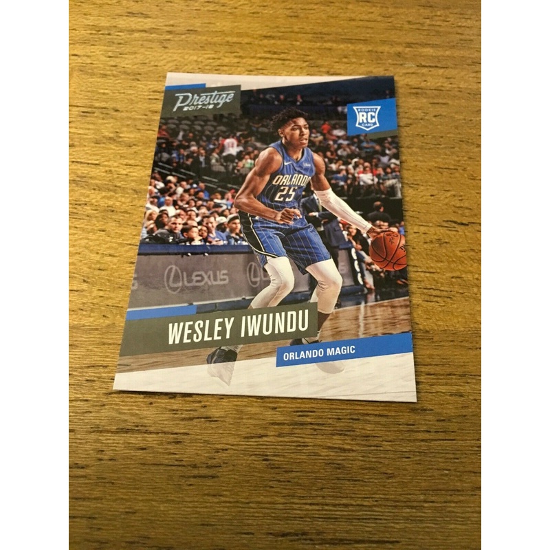 Wesley Iwundu Magic 2017-2018 Prestige Rookie #182