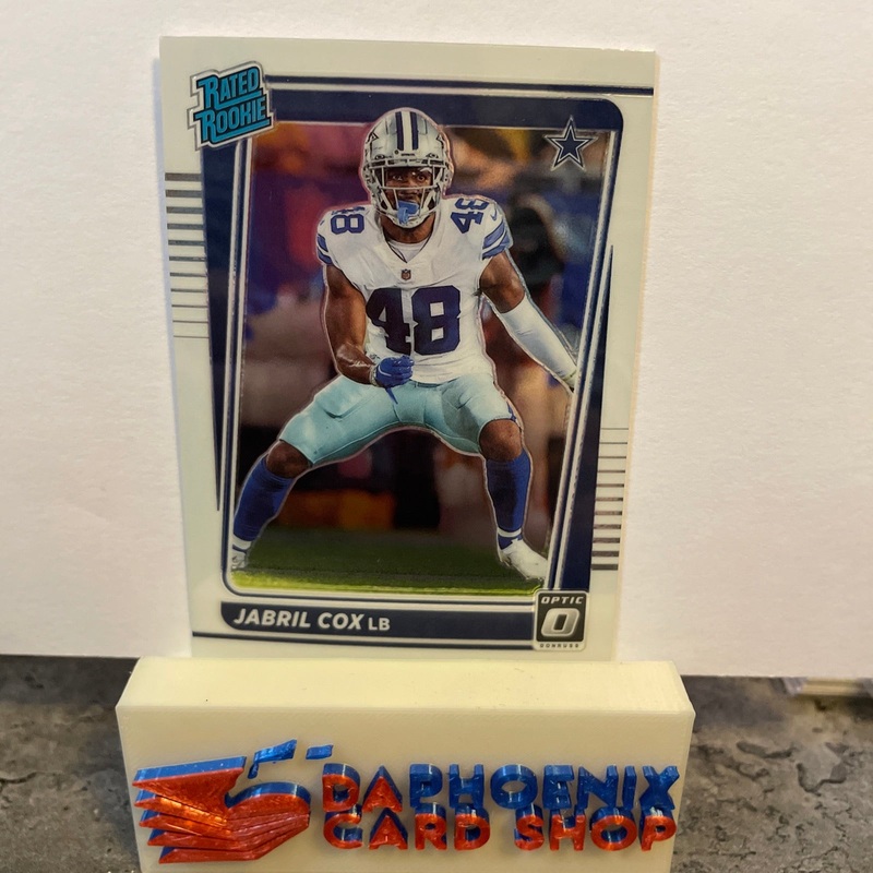 Jabril Cox  Cowboys 2021 Panini Donruss Optic Rated Rookie #286